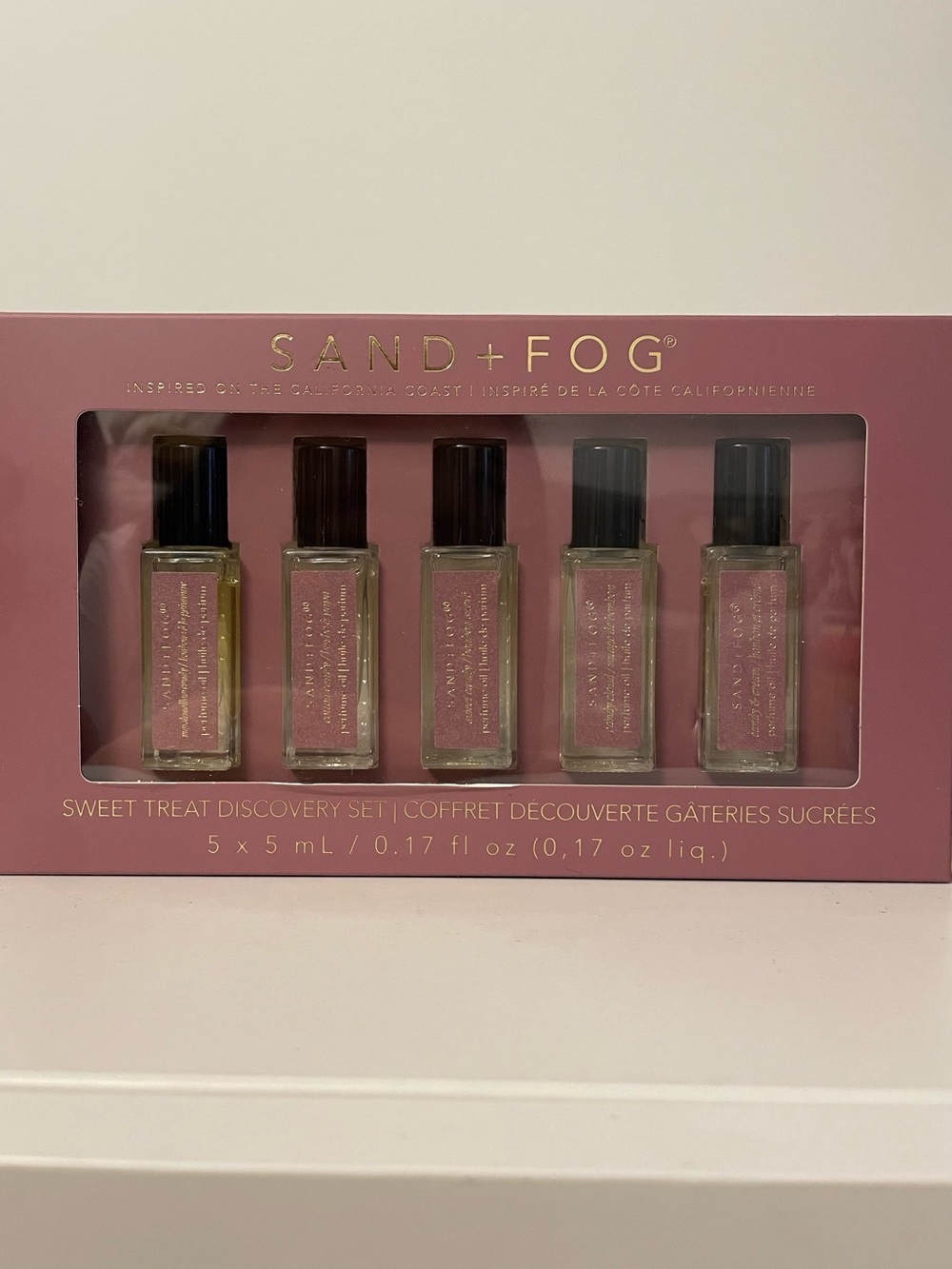 NWT SAND + FOG Sweet Treat Discovery Set - 5 x 5 ML